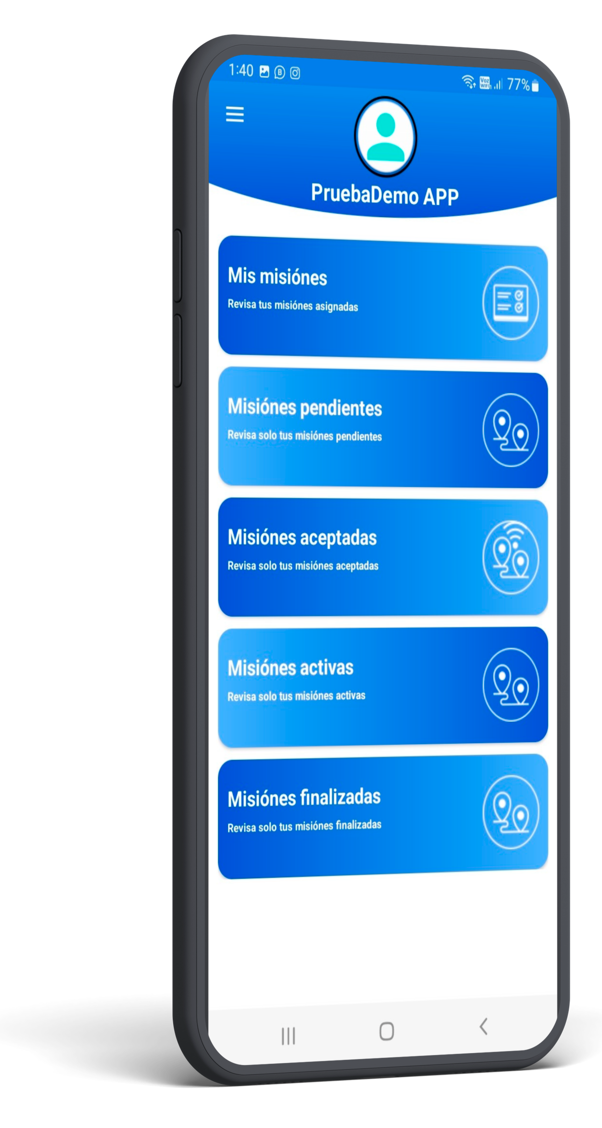 Okconekta-misiones-app Okconekta perfil supervisor